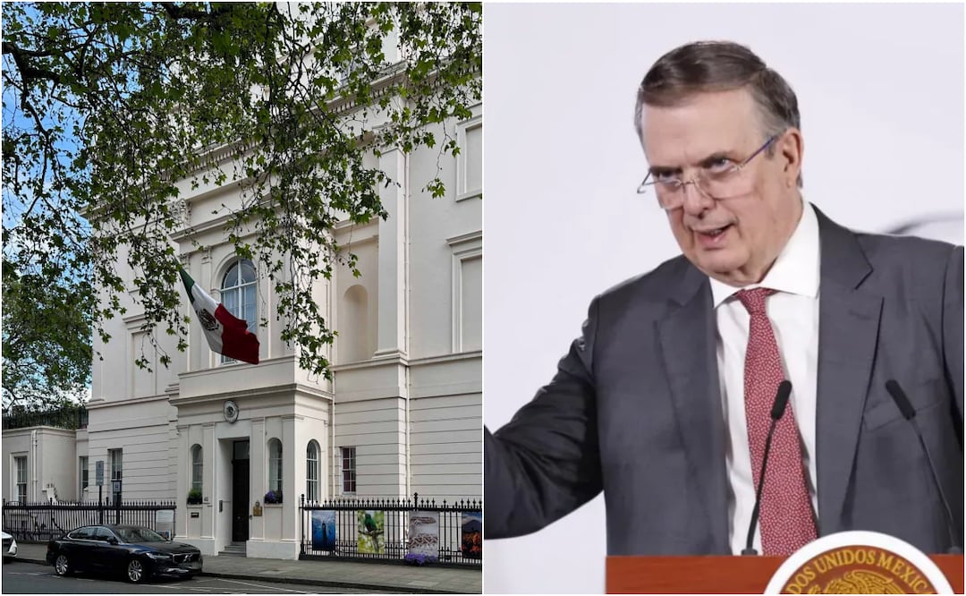 Marcelo Ebrard, el ahora secretario de Economía, negó el uso de recursos públicos durante estancia de su hijo en la embajada de México en Reino Unido. Foto: Buildington y Archivo EL UNIVERSAL