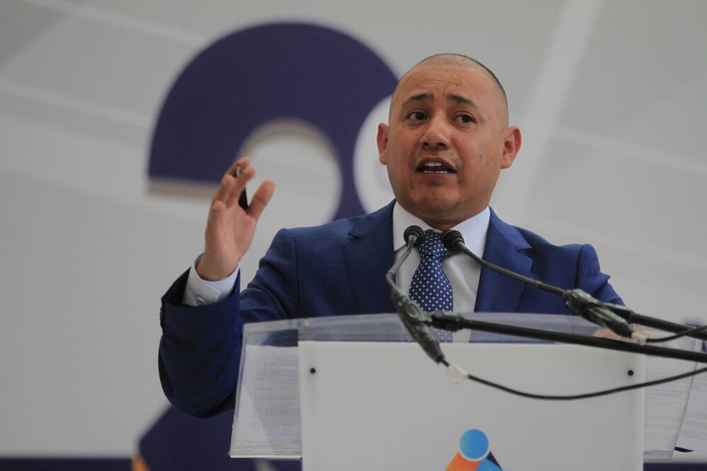 Alejandro Ochoa Valencia, presidente municipal de Colón (Foto: César Gómez)