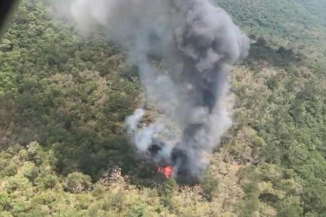 El incendio está controlado en 90%