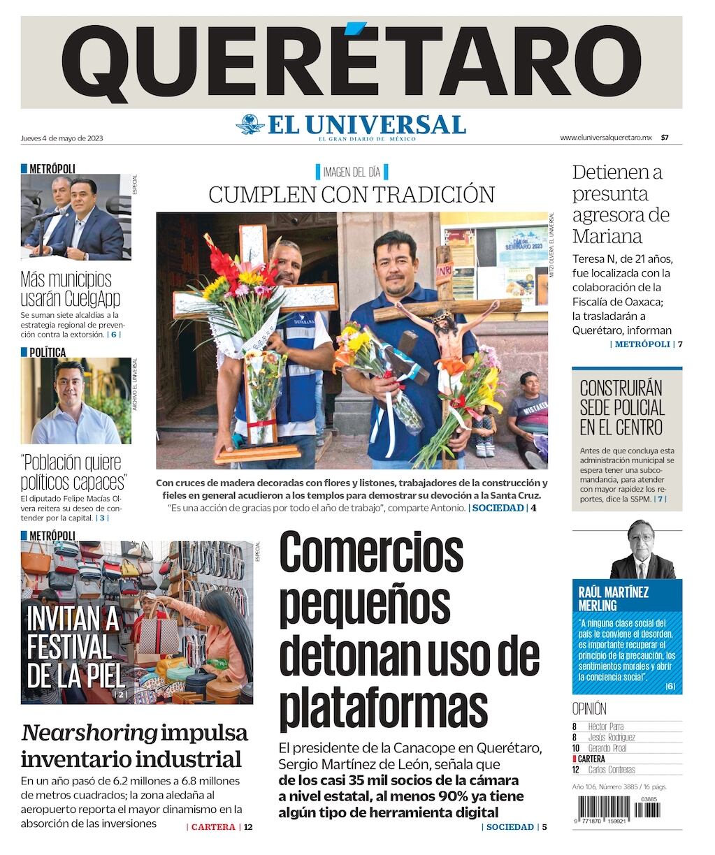 Portada 04 de mayo de 2023