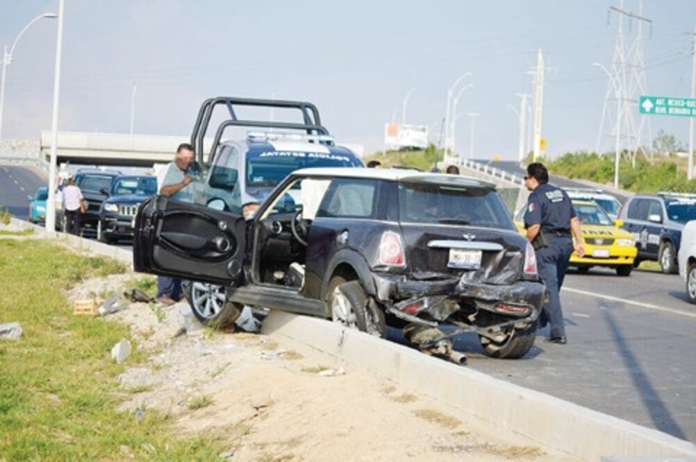 Exceso de velocidad provoca accidente