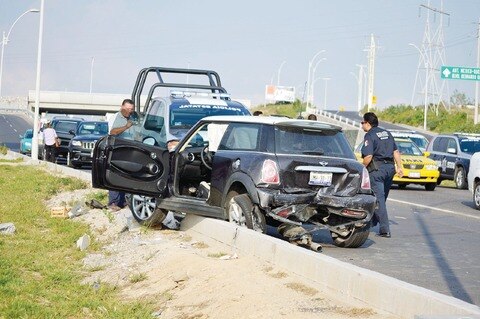 Exceso de velocidad provoca accidente