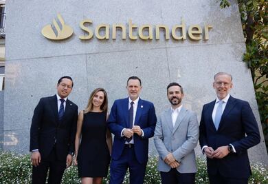 Gobierno de Querétaro firma convenio con Banco Santander