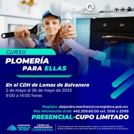 ¡Atención mujeres! Lanzan talleres gratuitos de defensa personal y plomería en Corregidora