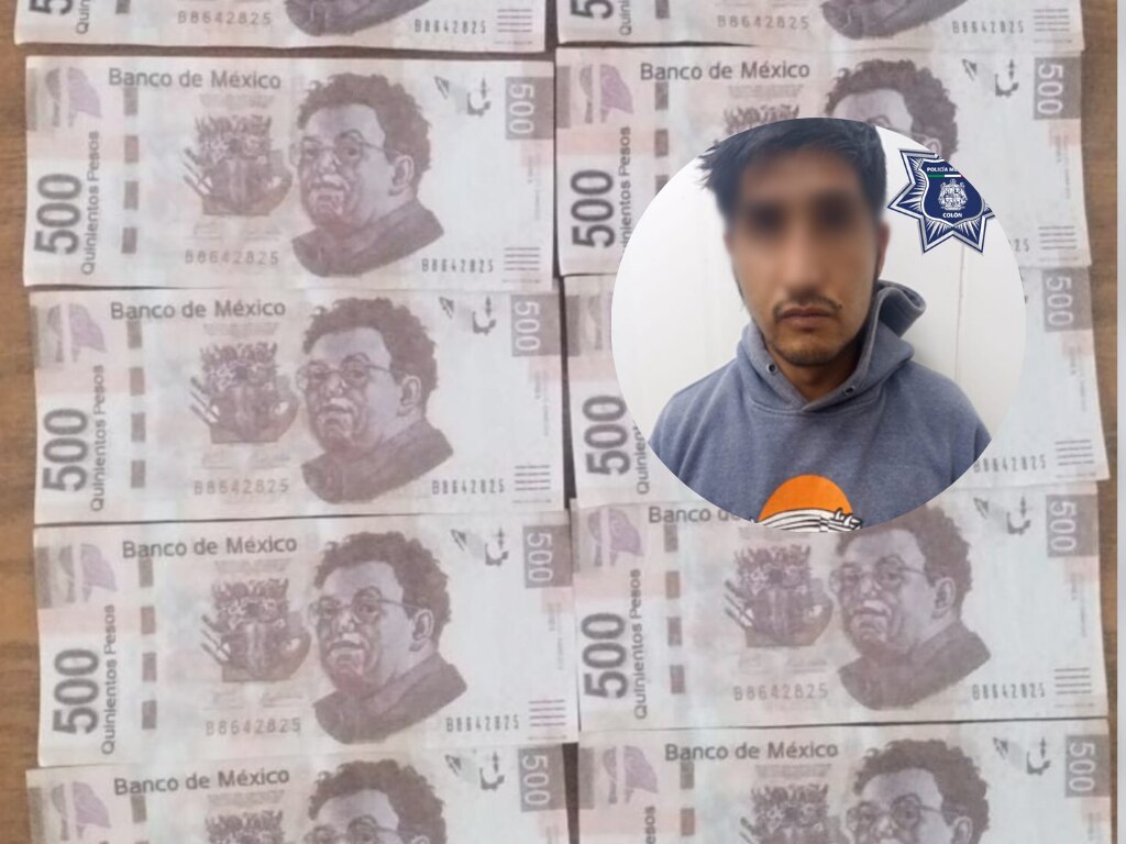 Detienen en Colón a sujeto por portar billetes falsos