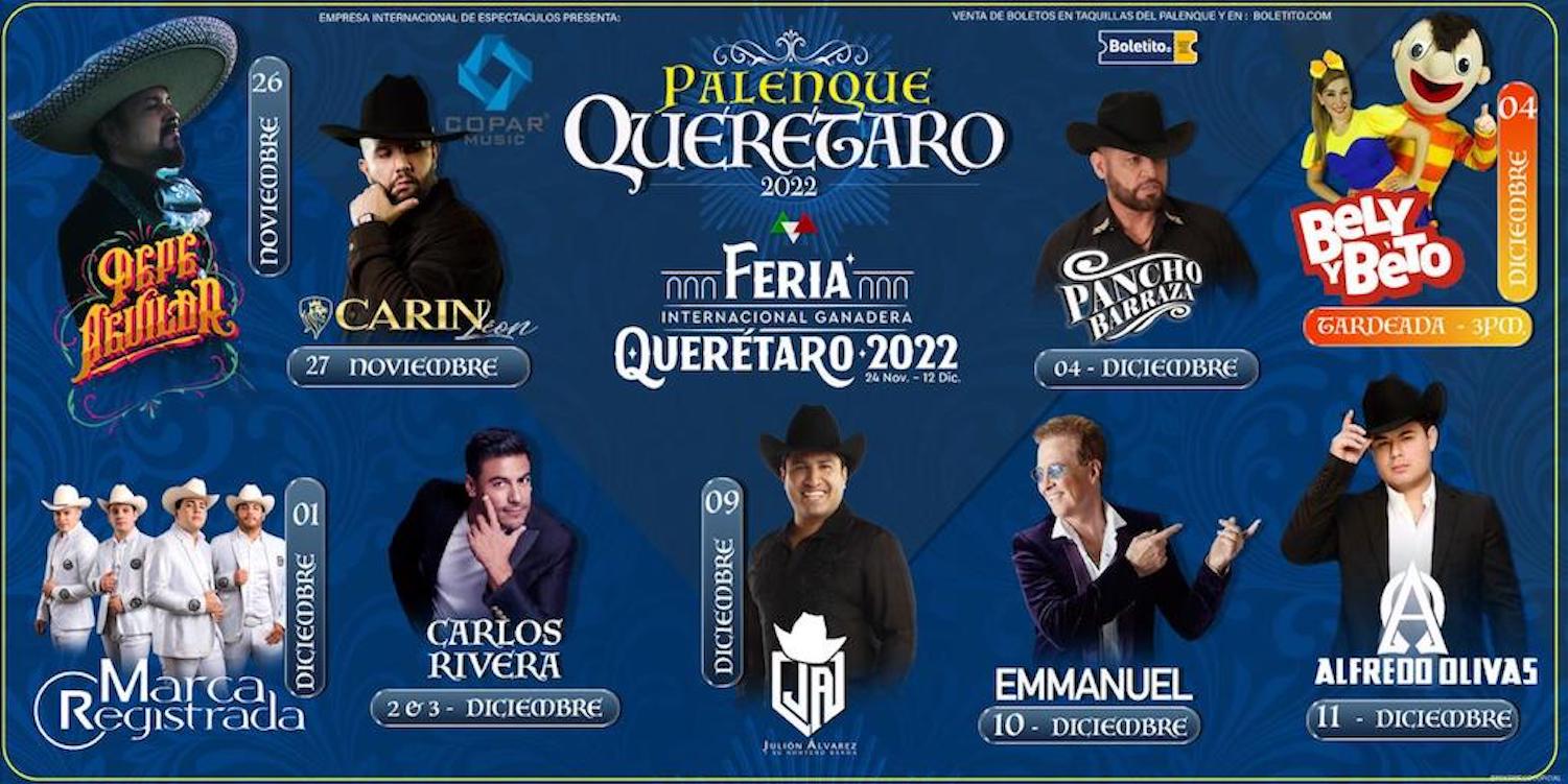 Carlos Rivera aclara que él sólo estará un día en la Feria Ganadera de Querétaro 
