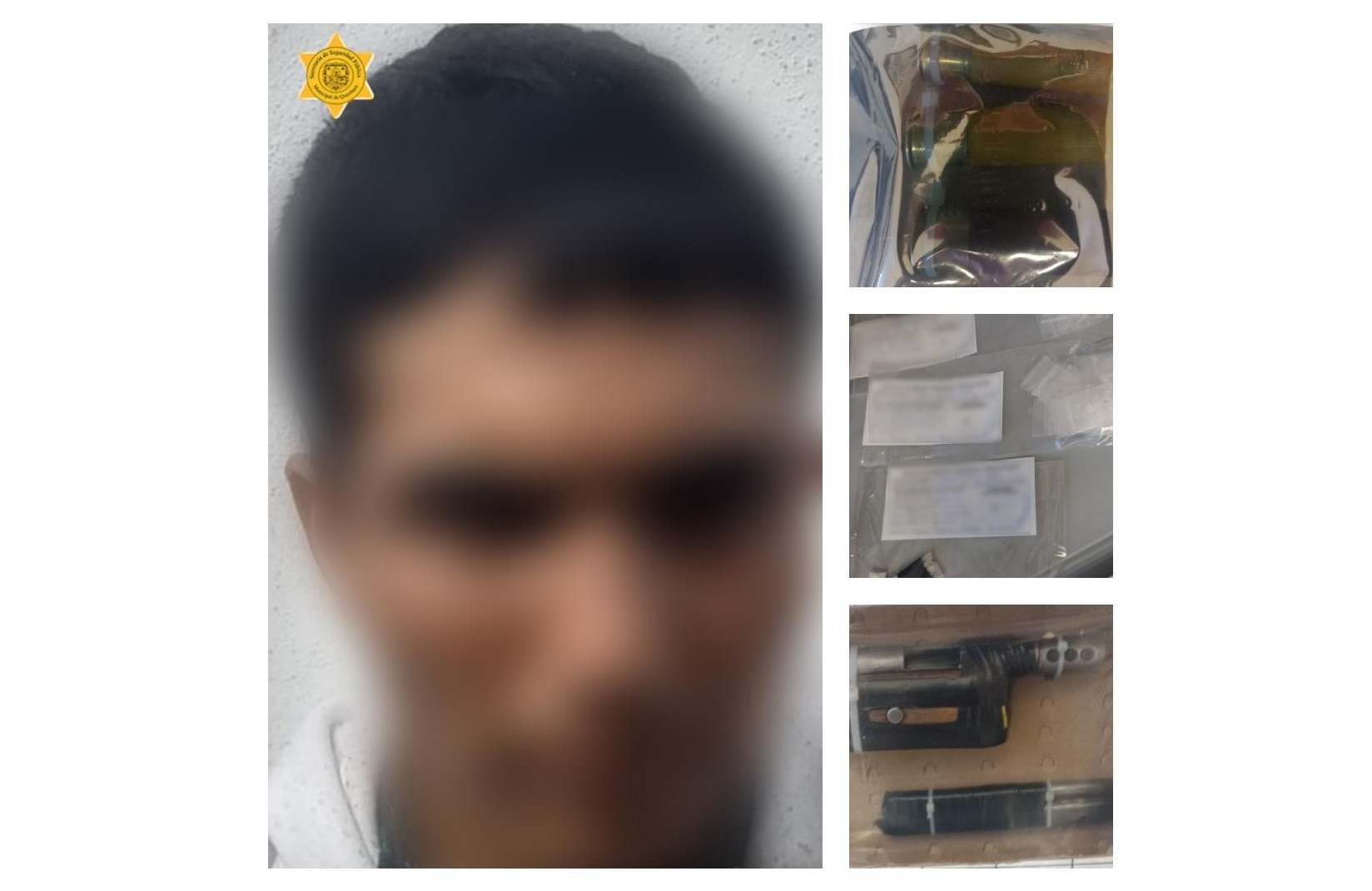 Detienen a "El Fundo", presunto responsable de robo a comercio