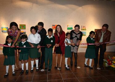 Niños artistas de la sierra en Galería Libertad