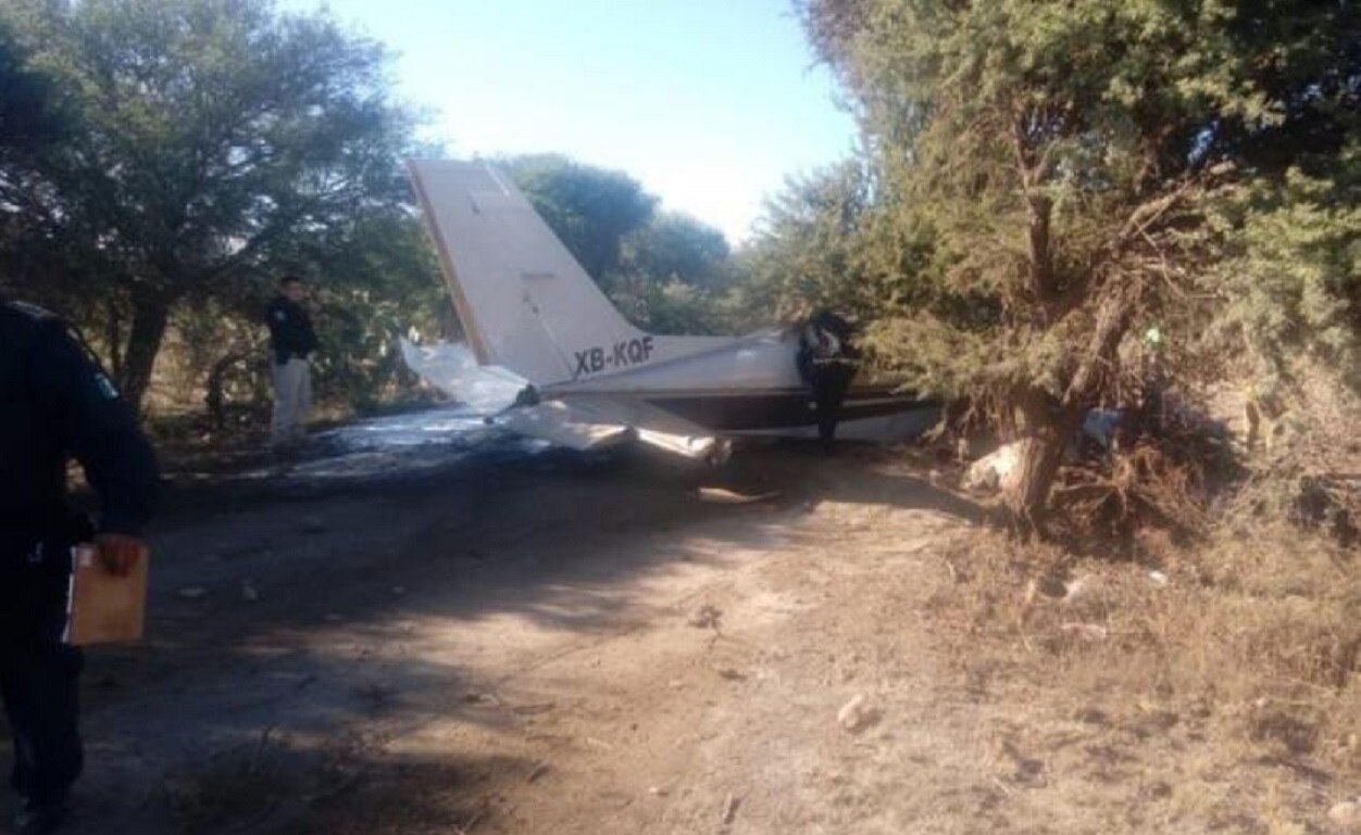 Cae avioneta en San Luis Potosí; habría un muerto