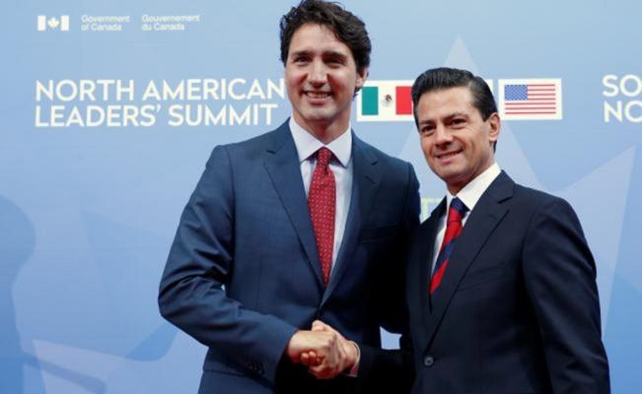 Peña Nieto y Trudeau rechazan imposición de aranceles de EU
