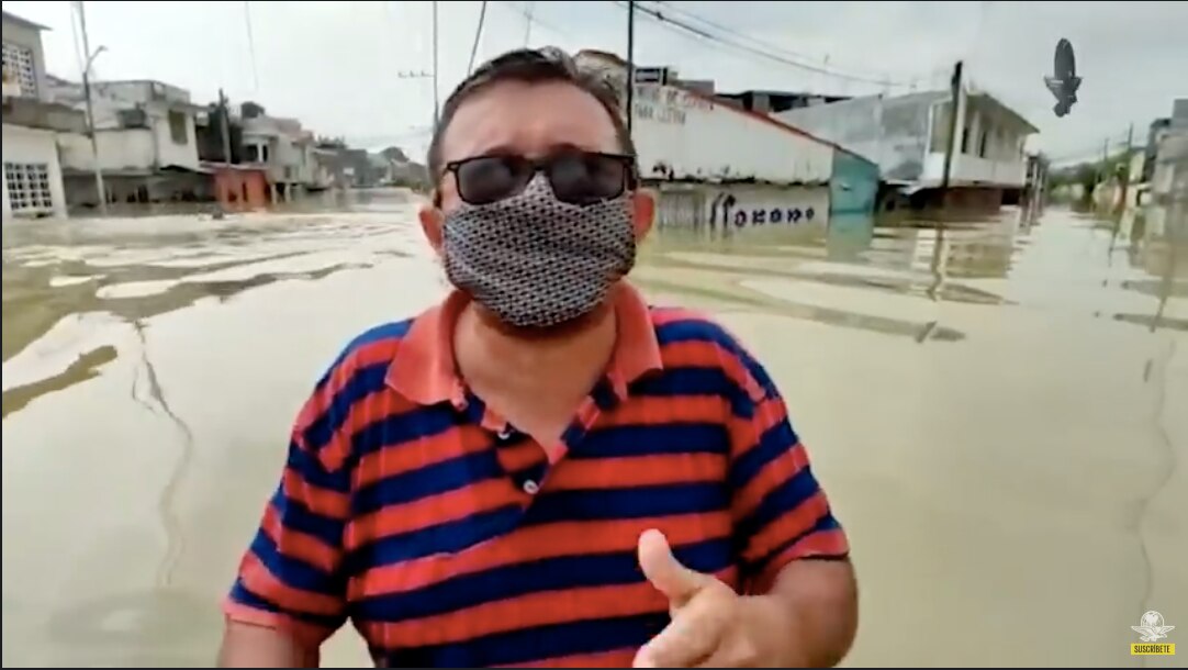Tabasco bajo el agua por lluvias; “esto nunca había pasado”, dicen afectados