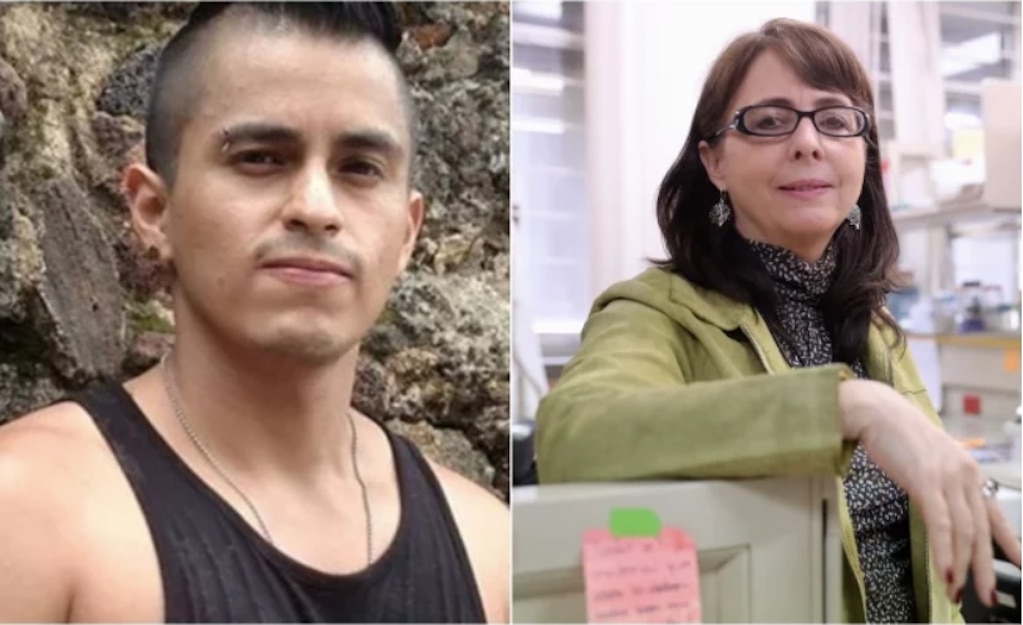 David Ledesma y María Elena Álvarez-Buylla. Foto: Especial