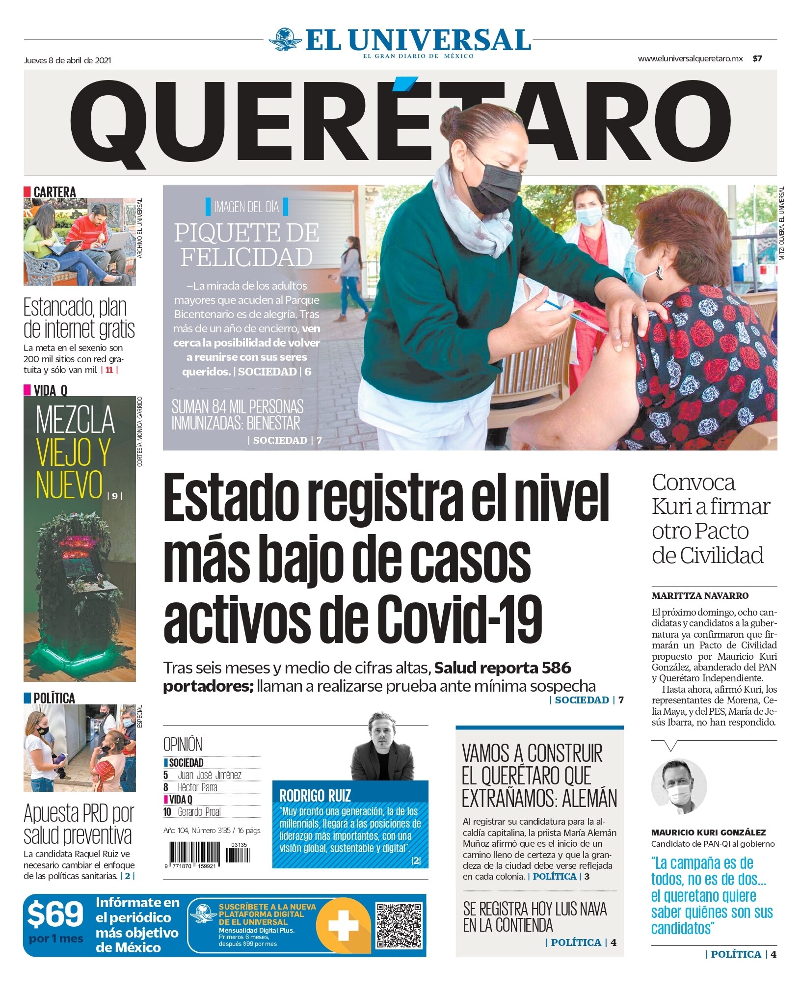 Portada 08 de abril de 2021