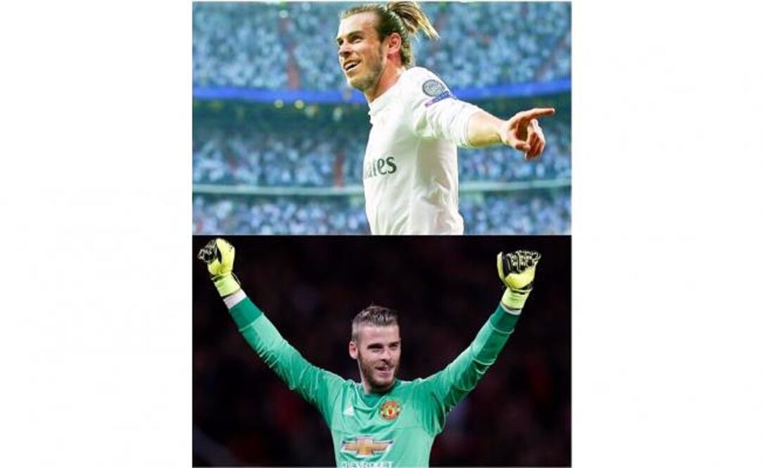 Gareth Bale y David De Gea. Foto: Agencias
