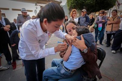 Recibe vacunas el 80% de la población