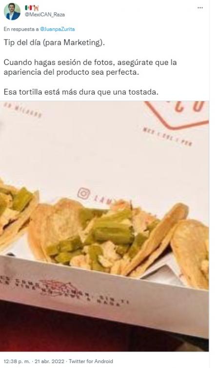 Juanpa Zurita y sus nuevos tacos dividen opiniones en Twitter