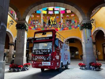 Lánzate a conocer el Qrobusito, está estacionado en el centro de Querétaro