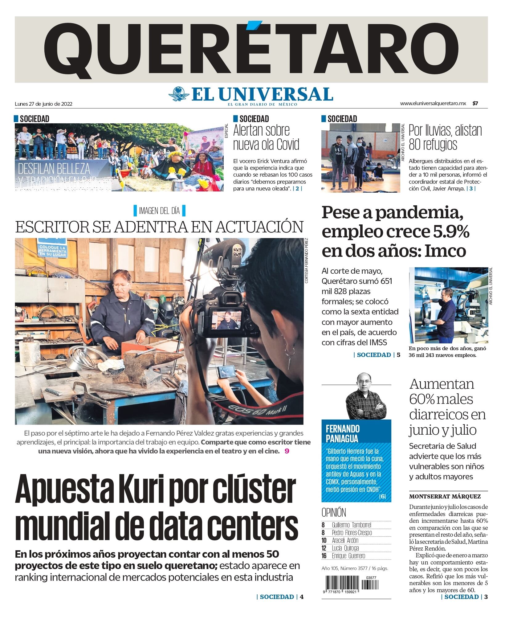 Portada 27 de junio de 2022