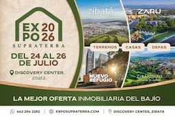 Expo Supraterra 2026 acerca proyectos inmobiliarios y oportunidades de inversión en Querétaro