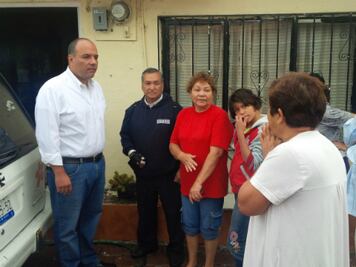 Visita Loyola Vera zonas afectadas 