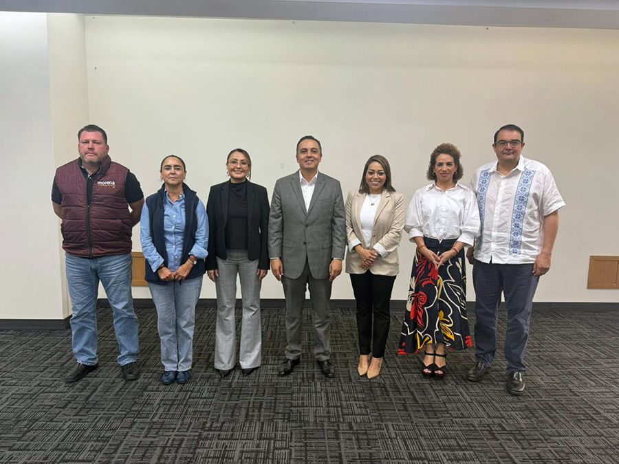 Coordinadores y coordinadoras de la Junta de Coordinación Política sostienen reunión con Secretario de Gobierno para continuar con el diálogo