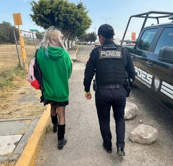 Adolescente reportada como no localizada es ubicada por POES en San Juan del Río