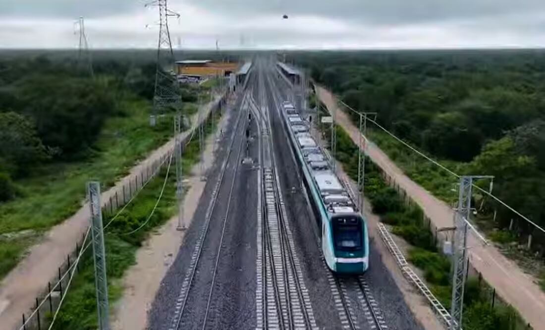 El nuevo tren de la selva de México se está convirtiendo en un horror ambiental”, se titula el reportaje difundido por la televisora N-TV. Foto: Especial