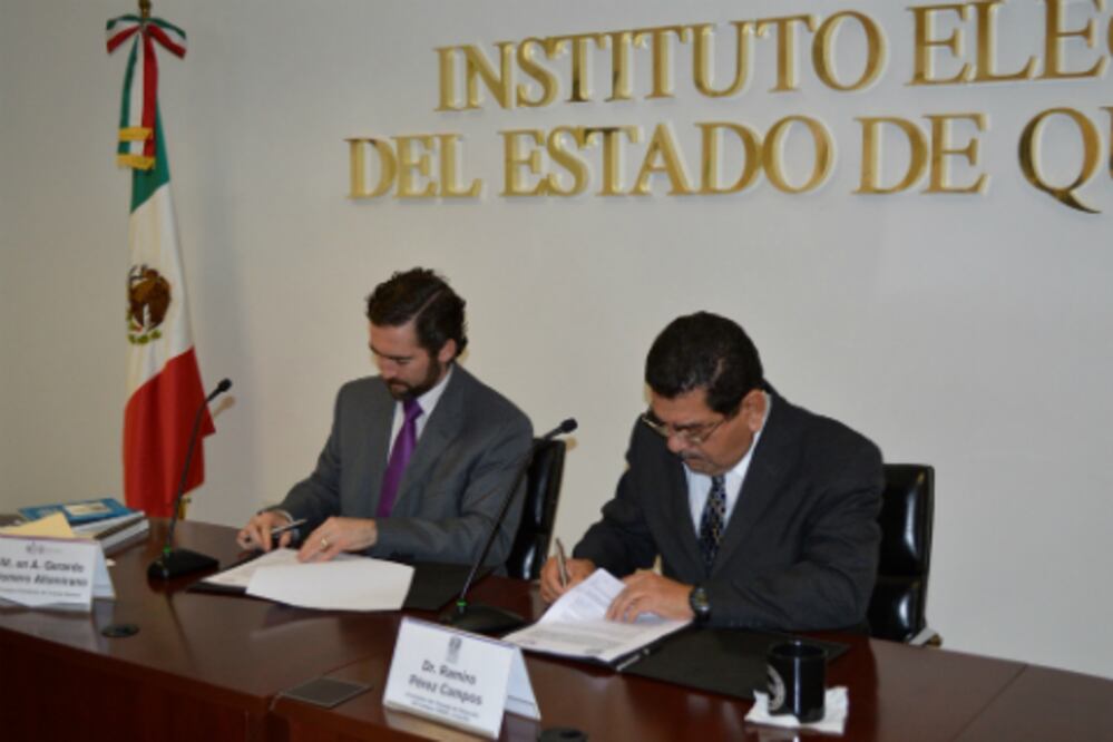  IEEQ y UNAM pactan para cooperar en PREP 