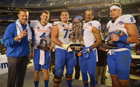 Boise State gana su tazón colegial