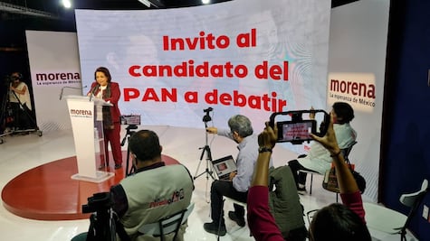 Celia Maya rechaza participar en debates virtuales; reta a Mauricio Kuri a debatir