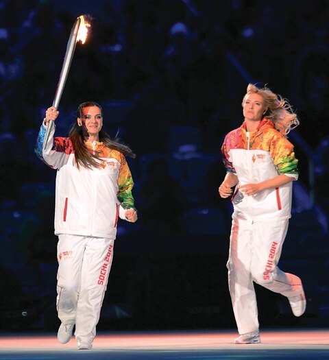Leyendas inician la fiesta en Sochi