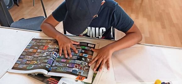 Niñas y niños, a desplegar su imaginación con collages