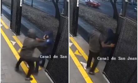 Video: Sujeto arroja a mujer policía a paso del Metrobús en CDMX; es detenido por tentativa de feminicidio