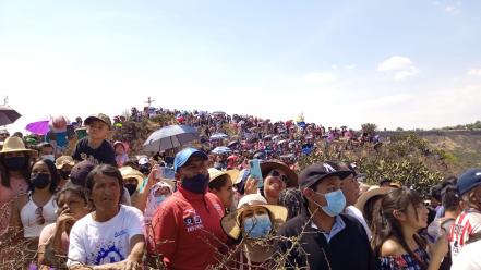 Semana Santa. Así se vive el tradicional Viacrucis de La Cañada, en Querétaro 