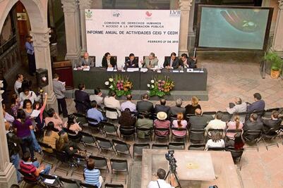 CEIG y CEDH dan informe  por escrito 