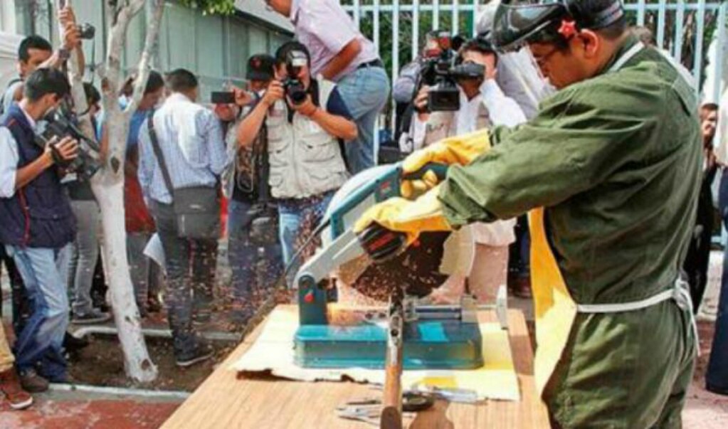 Concluyó campaña de canje de armas en la capital