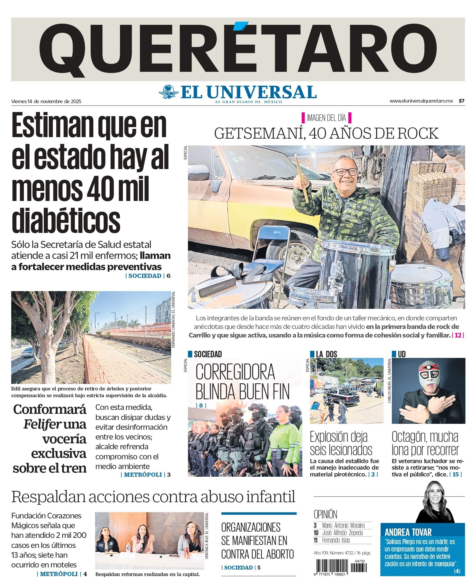 Portada 14 de noviembre de 2025