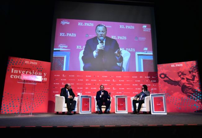 Durante el Foro México y España, Inversión y Cooperación, José Antonio Meade, destacó que aprobar la Ley de Ingresos antes de lo que marca el calendario, reivindica la capacidad de diálogo. (CORTESÍA)