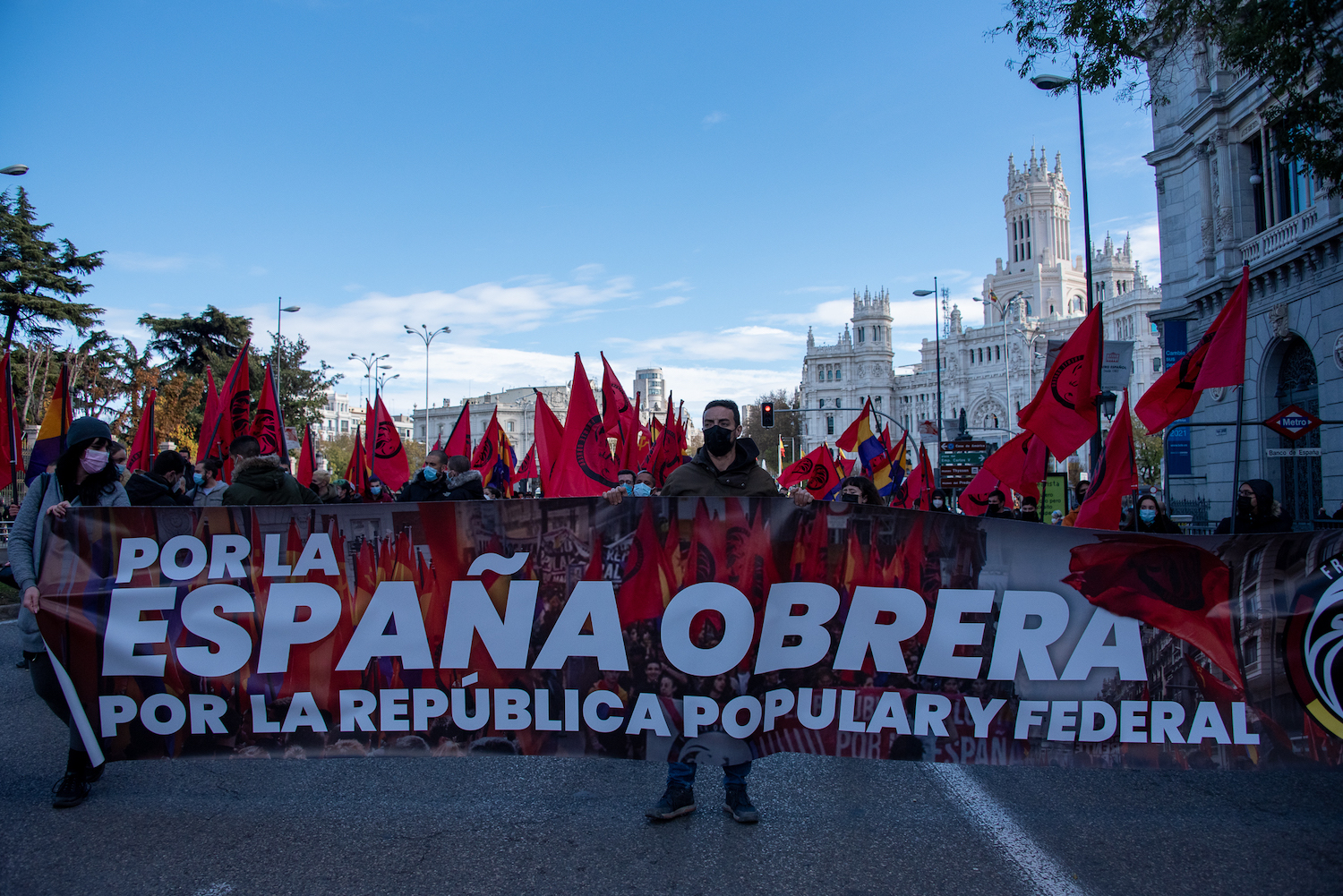 Soberanía. Frente Obrero protesta contra la monarquía
