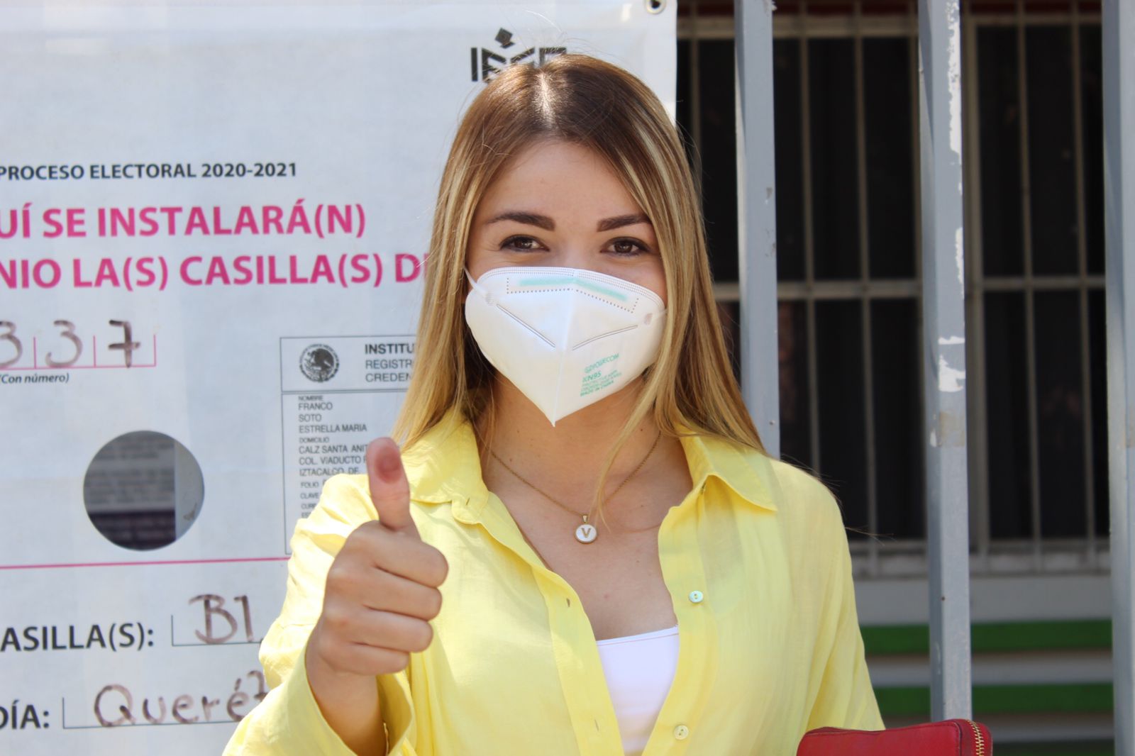 “Es importante que la gente salga a votar”, dice Vanesa Garfías