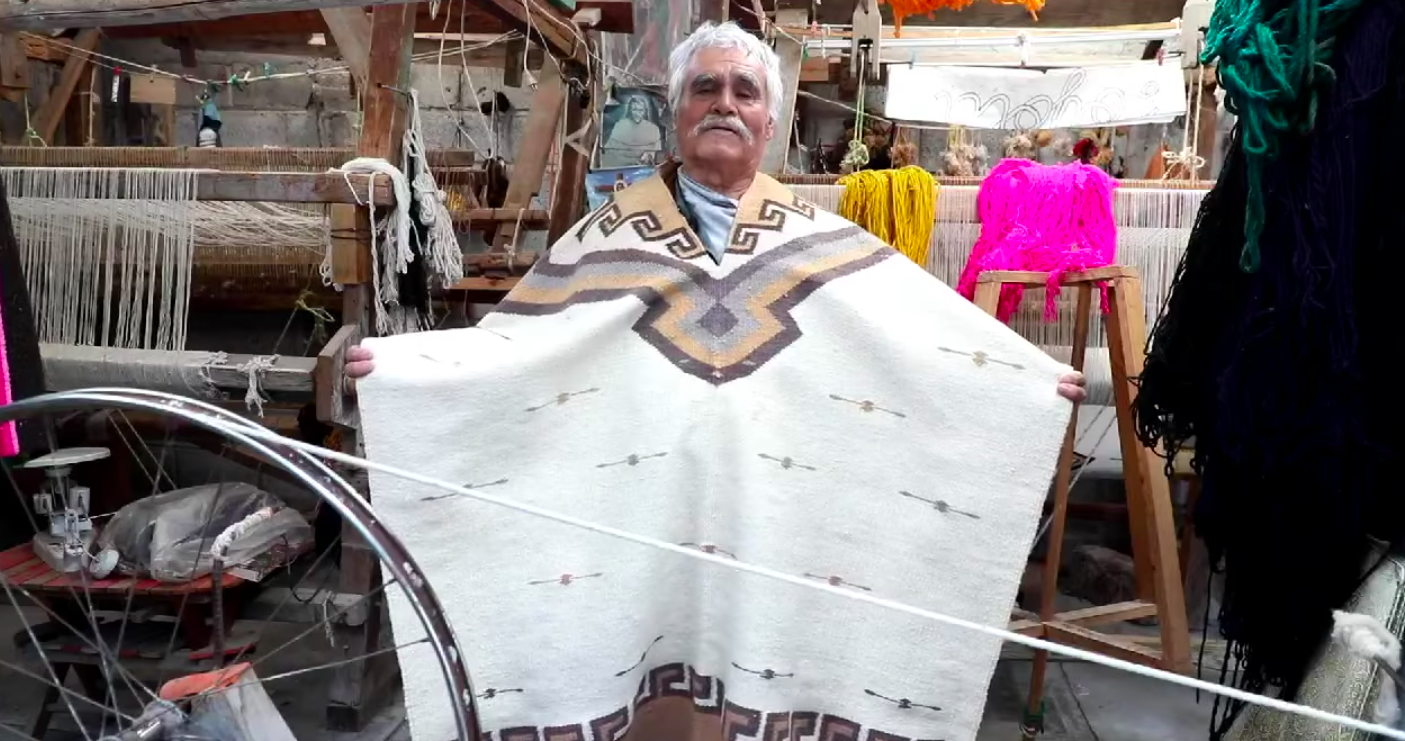 Premian en Querétaro al sarape mejor tejido