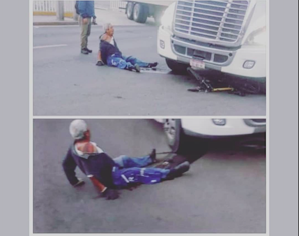 Video. Atropellan a ciclista en Querétaro; el adulto mayor perdió la vida