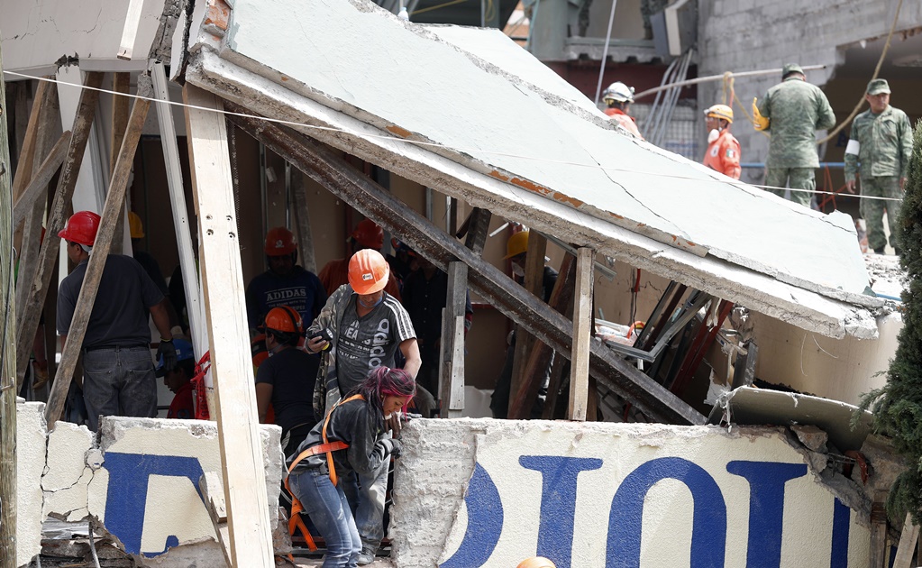 Sismo, CDMX, escuela Enrique Rébsamen, víctimas del sismo, labores de rescate