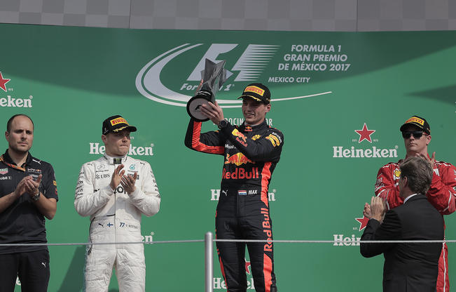 Max Verstappen, Gran Premio de México, Sebastian Vettel, Lewis Hamilton, Red Bull, Valtteri Bottas