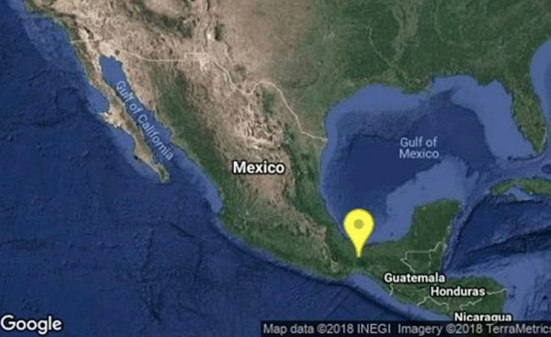 Se registra sismo de magnitud 5 en Veracruz
