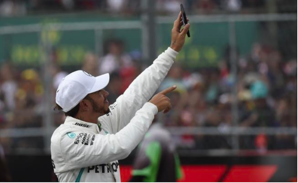 Hamilton se corona en el GP de México