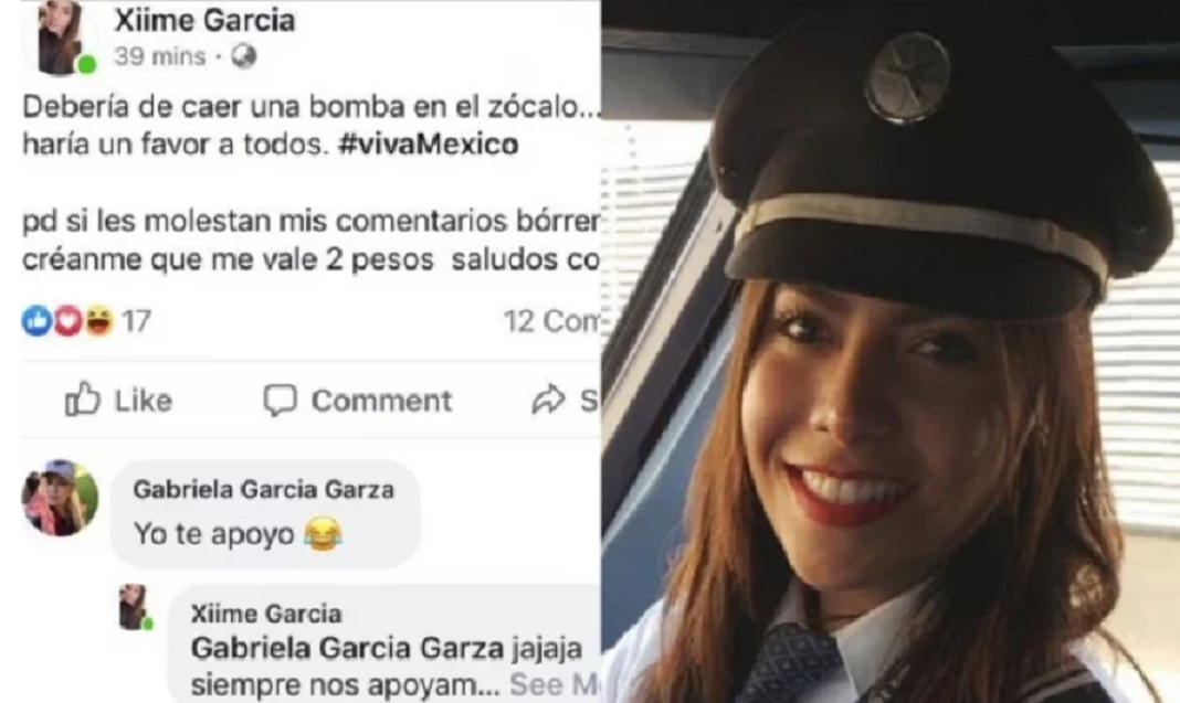 Así reaccionaron las redes sociales a la empleada de Interjet que pidió tirar bomba en el Zócalo