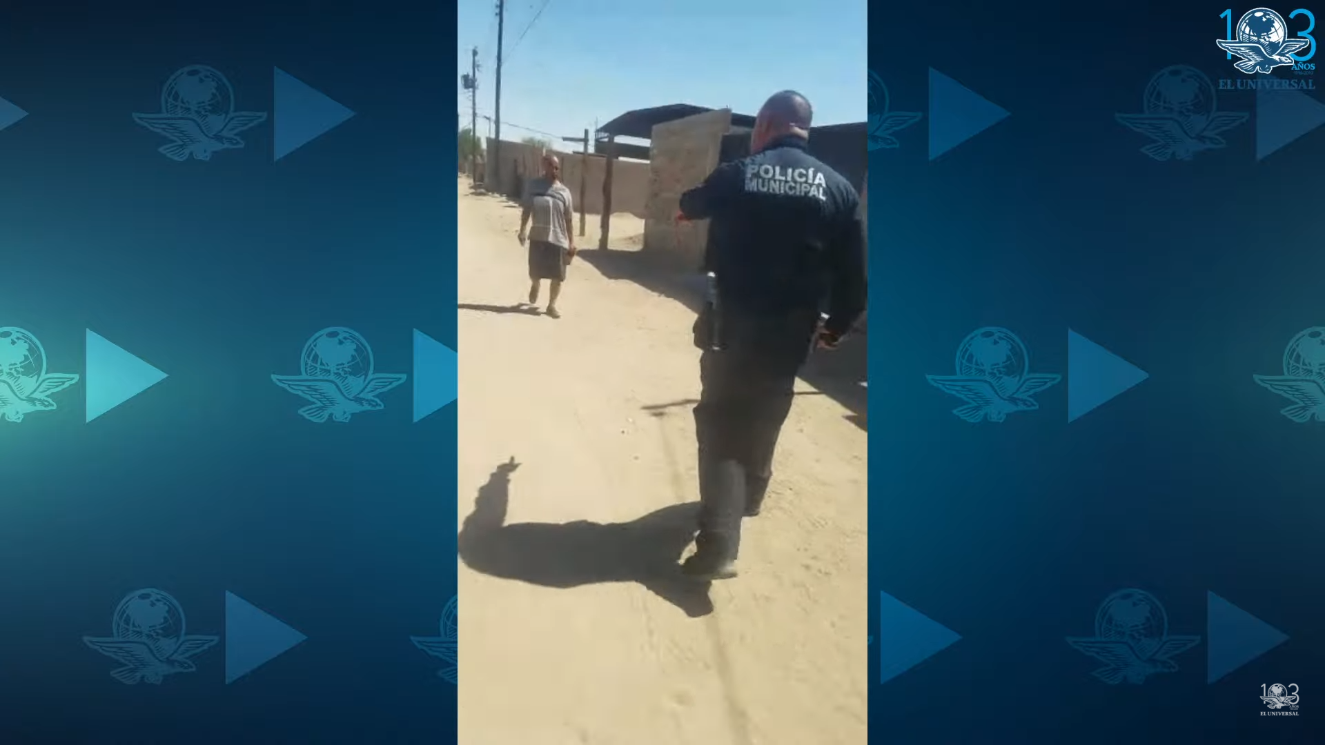 Hombre ataca con cuchillo a policía, pero este lo abate a tiros en Sonora