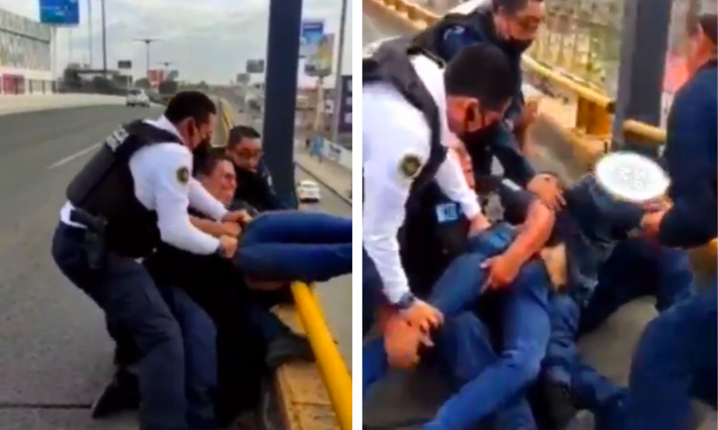 Policías frustran suicidio en la capital de San Luis Potosí 