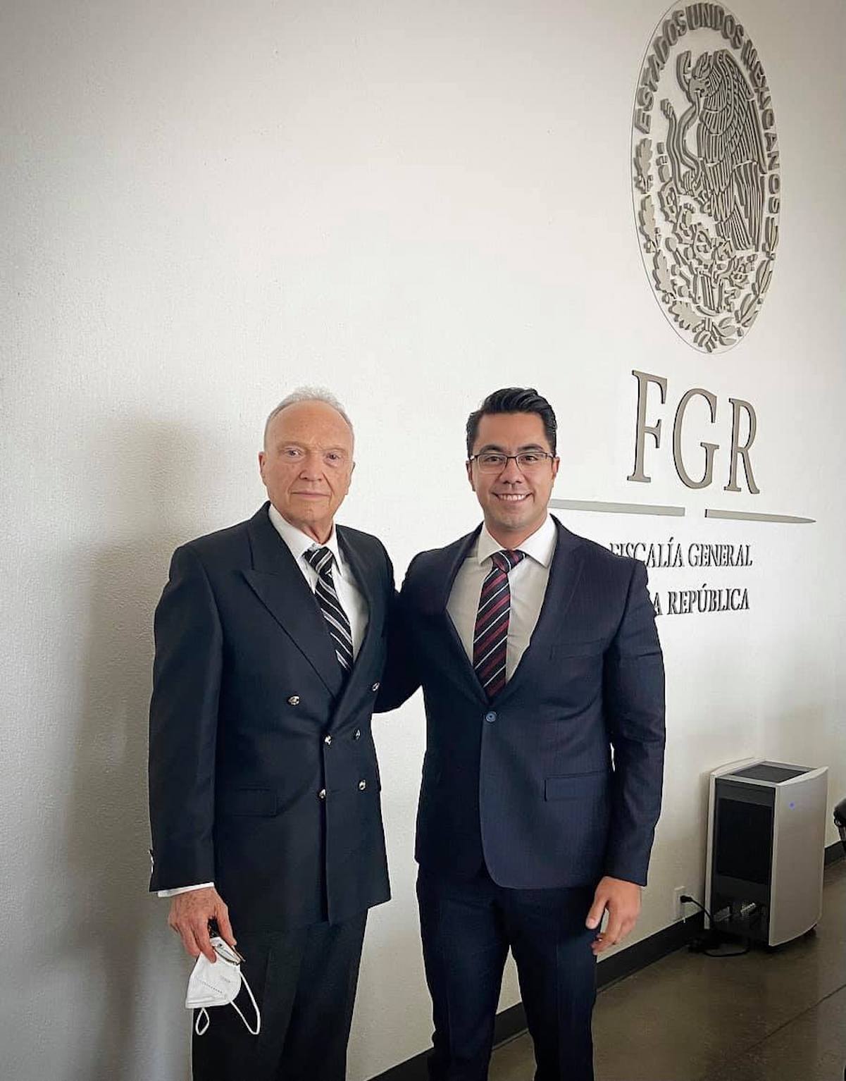 Fernando Macías se reúne con fiscal general Alejandro Gertz Manero